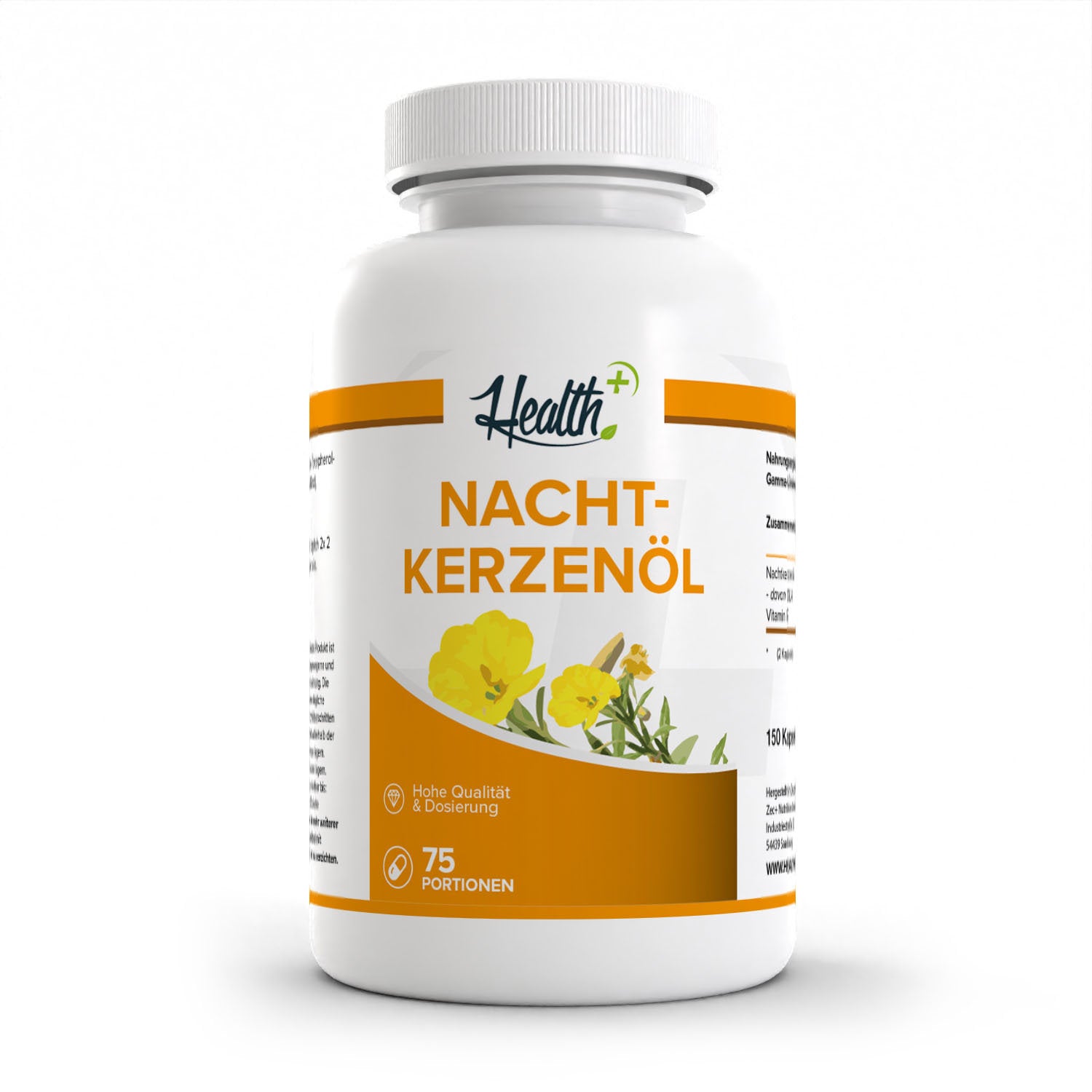 HEALTH+ NACHTKERZENÖL, 150 Kapseln (MHD)