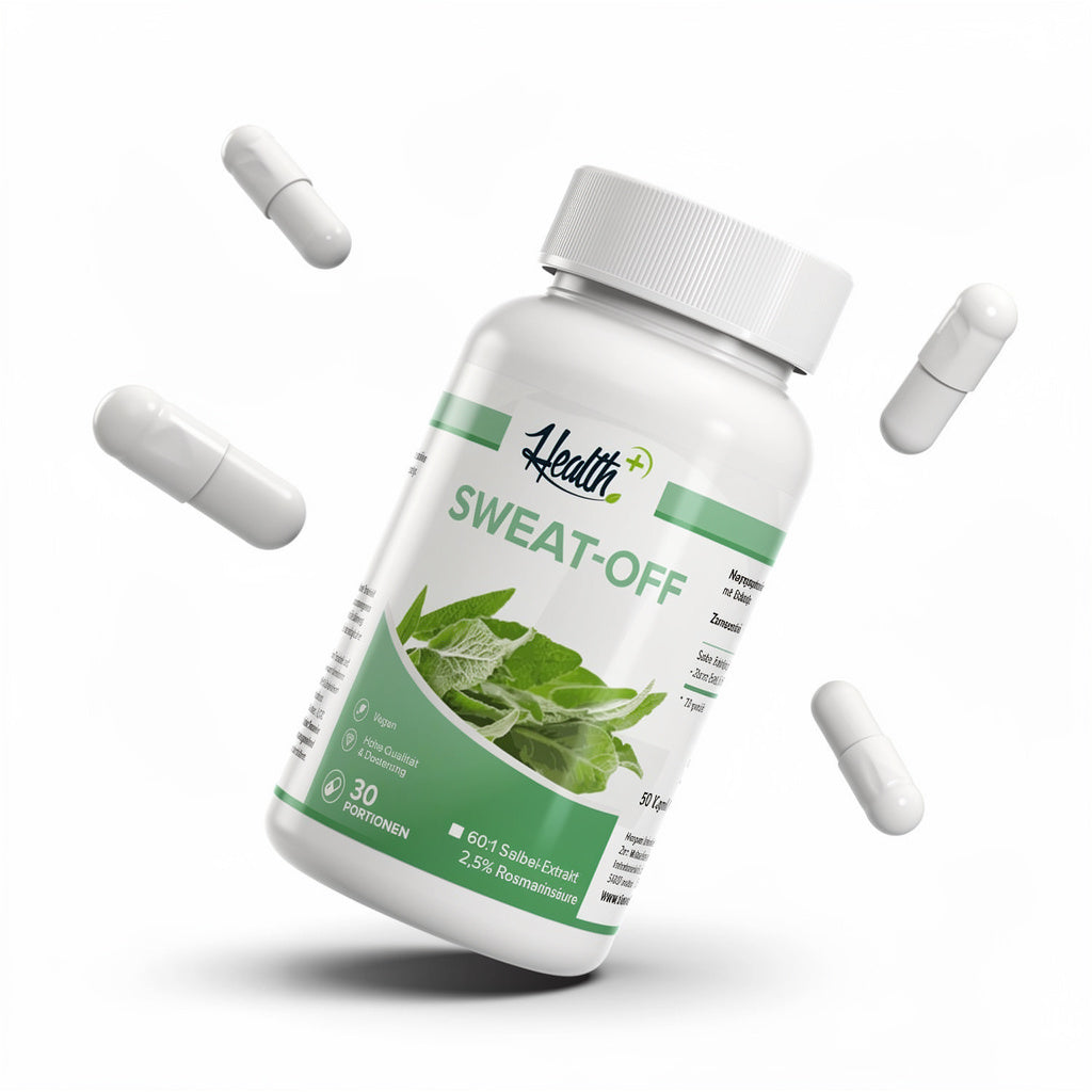 HEALTH+ SWEAT OFF Salbei Extrakt, 90 Kapseln